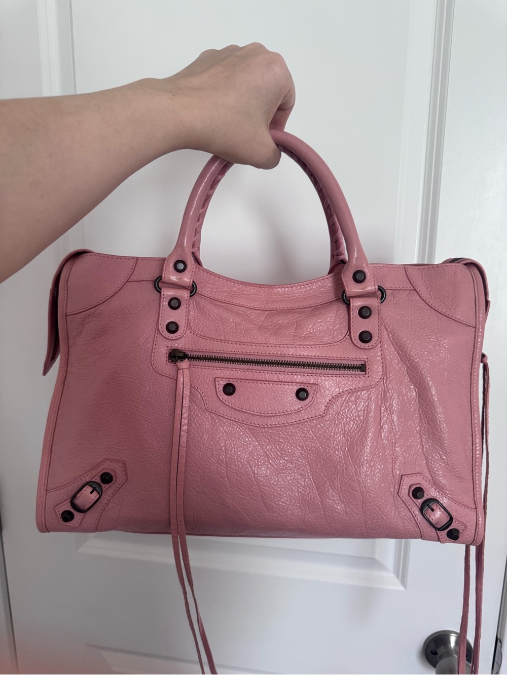 Pink Balenciaga Medium City Bag - Picture 15 of 15